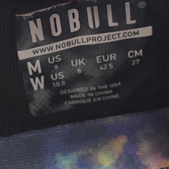 NOBULL Black and Purple Athletic Shoes - Picture 7 of 9